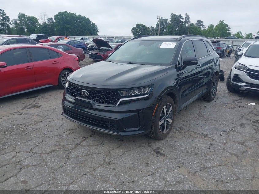 2021 Kia Sorento VIN 5XYRL4LC0MG008949 IAAI salvage auction — REAR END, Salvage Title, sold $9,000 on 2026-07-15 (photo 2)