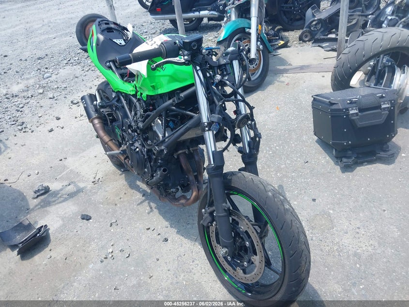 2024 Kawasaki Ninja VIN ML5EXGH15RDA26152 IAAI salvage auction — ALL OVER, Salvage Title, sold $475 on 2026-07-21 (photo 1)