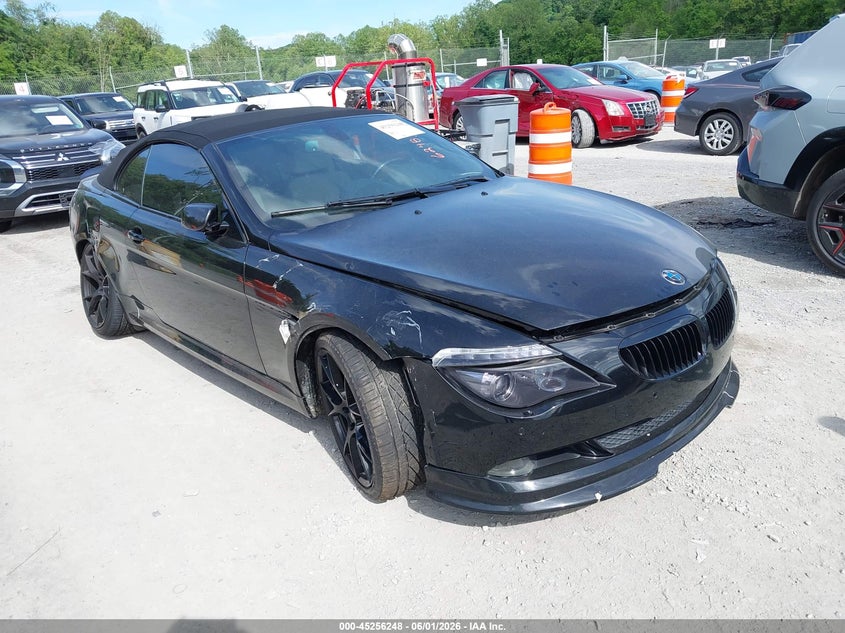 2008 BMW 6er VIN WBAEB53548CX61299 IAAI salvage auction — FRONT END, Salvage (Tennessee), sold $1,000 on 2026-07-08 (photo 1)