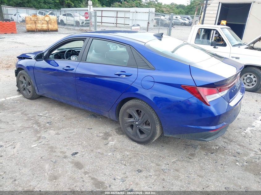 2021 Hyundai Elantra VIN KMHLS4AG0MU065144 IAAI salvage auction — FRONT END, Salvage (Georgia), sold $2,400 on 2026-07-29 (photo 3)