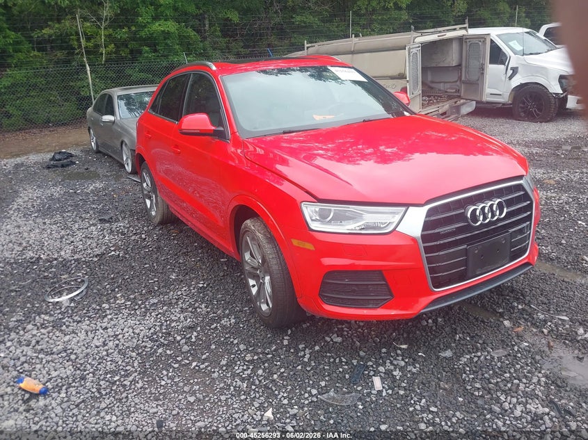 2017 Audi Q3 VIN WA1JCCFS1HR001648 IAAI salvage auction — UNKNOWN, Salvage (South Carolina), sold $3,475 on 2026-07-28 (photo 1)