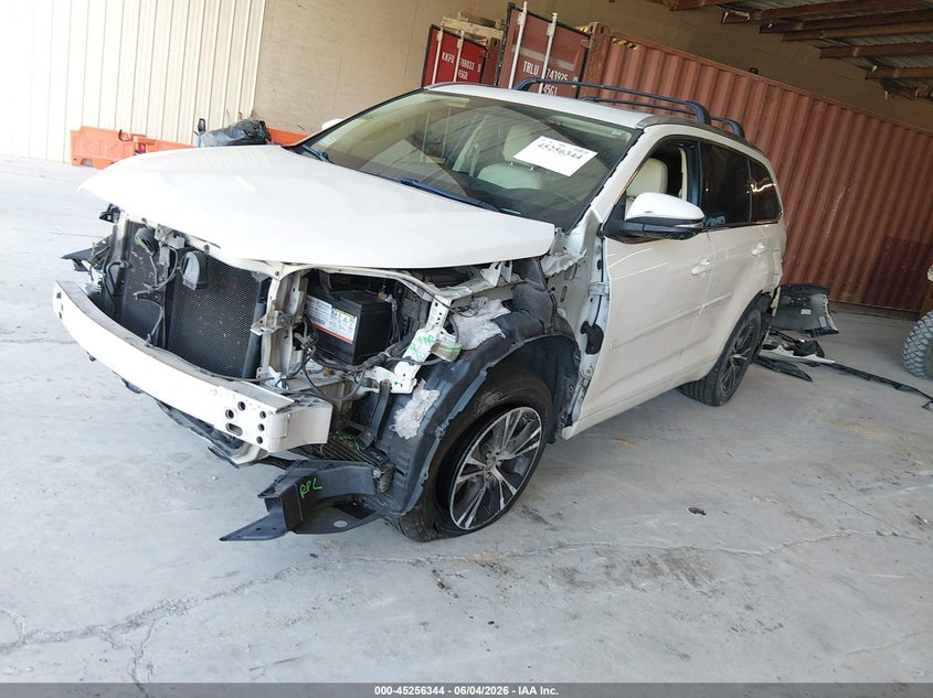 2016 Toyota Highlander VIN 5TDKKRFH3GS503680 IAAI salvage auction — FRONT END, Salvage Title, sold $8,200 on 2026-07-06 (photo 2)