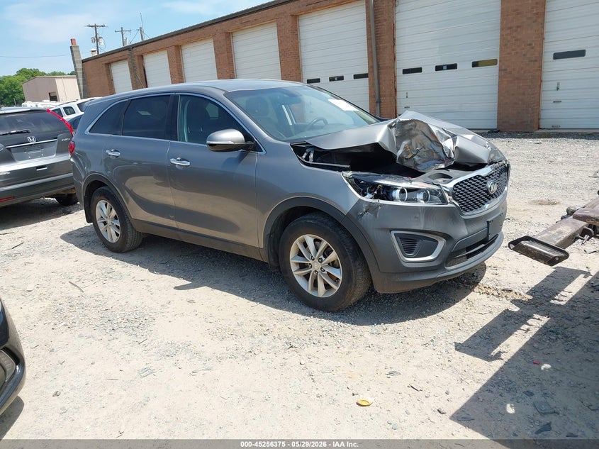 2017 Kia Sorento VIN 5XYPG4A33HG197505 IAAI salvage auction — FRONT END, Salvage Title, sold $1,500 on 2026-07-06 (photo 1)