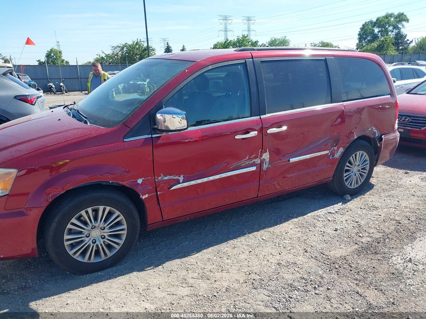 2014 Chrysler Town & country VIN 2C4RC1CG9ER413187 IAAI salvage auction — LEFT SIDE, Salvage (Illinois), sold $800 on 2026-07-27 (photo 6)