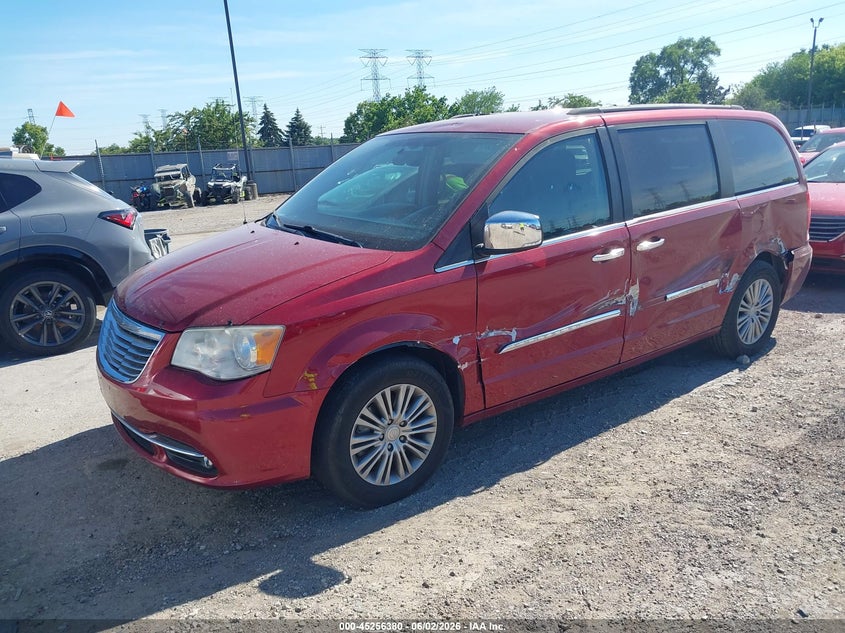 2014 Chrysler Town & country VIN 2C4RC1CG9ER413187 IAAI salvage auction — LEFT SIDE, Salvage (Illinois), sold $800 on 2026-07-27 (photo 2)