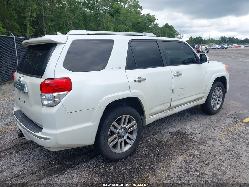 2012 Toyota 4runner VIN JTEZU5JR7C5037443 IAAI salvage auction — Burn Interior, Salvage Title, sold $6,900 on 2026-07-09 (photo 4)