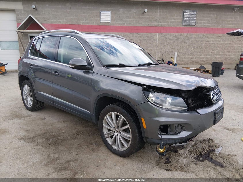 2015 Volkswagen Tiguan VIN WVGBV7AX7FW560145 IAAI salvage auction — FRONT END, Salvage Title, sold $925 on 2026-07-27 (photo 1)