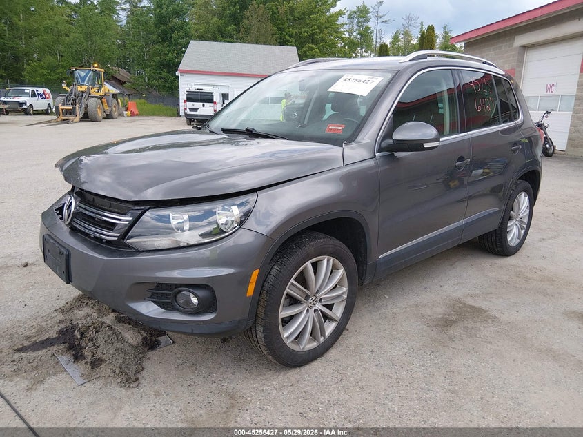 2015 Volkswagen Tiguan VIN WVGBV7AX7FW560145 IAAI salvage auction — FRONT END, Salvage Title, sold $925 on 2026-07-27 (photo 2)