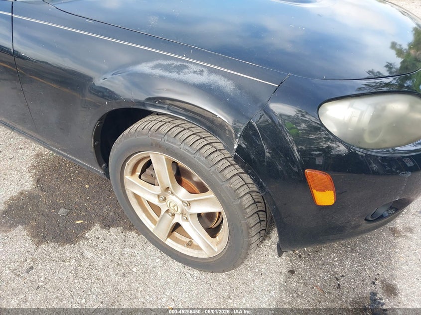2008 Mazda Mx-5 VIN JM1NC25F880152030 IAAI salvage auction — NORMAL WEAR, Clear (Florida), sold $525 on 2026-07-06 (photo 6)