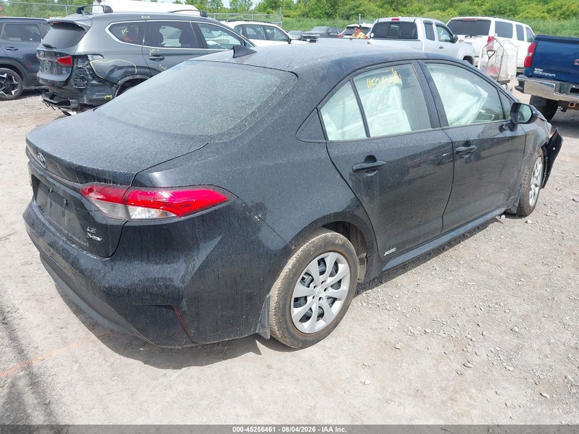 2025 Toyota Corolla VIN JTDBDMHE8S3019899 IAAI salvage auction — FRONT & REAR, Wait Title, sold $5,800 on 2026-08-02 (photo 4)