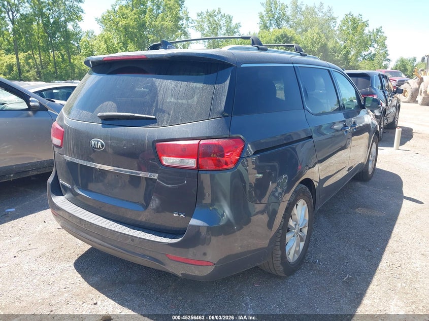 2015 Kia SEDONA VIN KNDMC5C19F6027598 IAAI salvage auction — LEFT SIDE, Salvage Title, sold $1,900 on 2026-07-21 (photo 4)