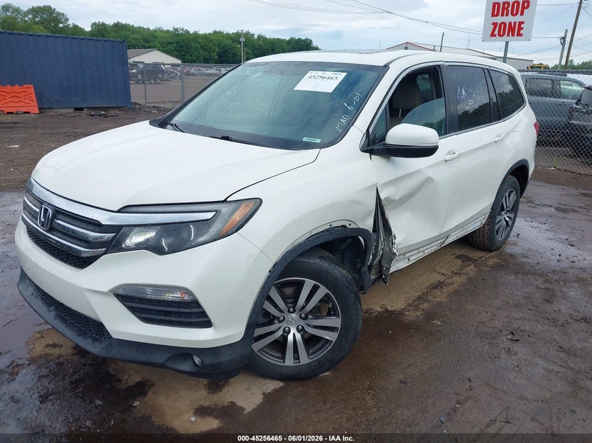 2017 Honda Pilot VIN 5FNYF6H7XHB010456 IAAI salvage auction — LEFT SIDE, Clear (Indiana), sold $7,300 on 2026-07-28 (photo 2)