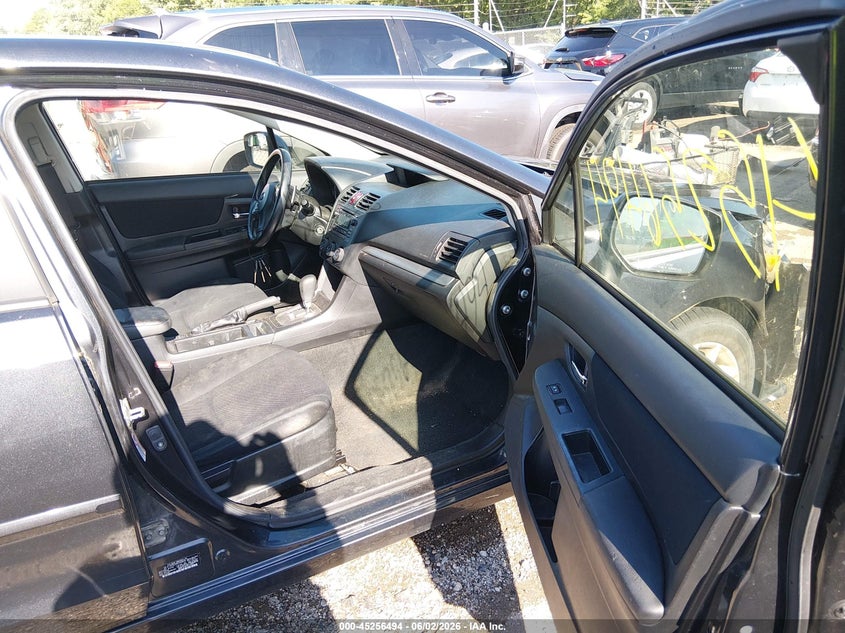 2014 Subaru Impreza VIN JF1GPAC64E8309436 IAAI salvage auction — RIGHT FRONT, Clear (Indiana), sold $725 on 2026-07-22 (photo 5)