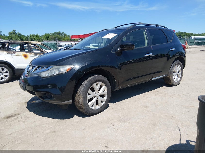 2014 Nissan Murano VIN JN8AZ1MW8EW518235 IAAI salvage auction — NORMAL WEAR, Clear (Maryland), sold $400 on 2026-07-23 (photo 2)