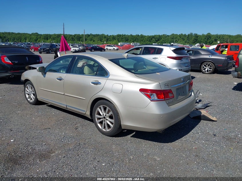 2010 Lexus Es 350 VIN JTHBK1EG9A2410363 IAAI salvage auction — FRONT END, Salvage - Greater Than 75% (Maryland), sold $750 on 2026-07-27 (photo 3)