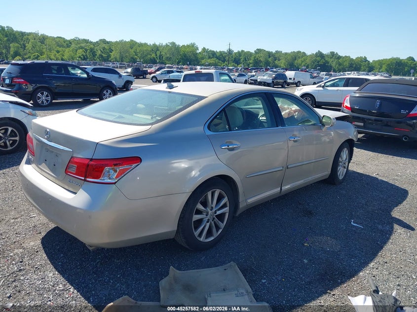 2010 Lexus Es 350 VIN JTHBK1EG9A2410363 IAAI salvage auction — FRONT END, Salvage - Greater Than 75% (Maryland), sold $650 on 2026-07-24 (photo 4)