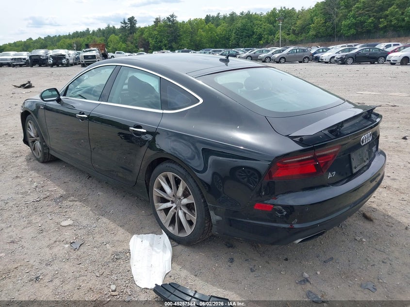 2016 Audi A7 VIN WAUWGAFC5GN005167 IAAI salvage auction — RIGHT FRONT, Salvage Title, sold $2,150 on 2026-07-17 (photo 3)