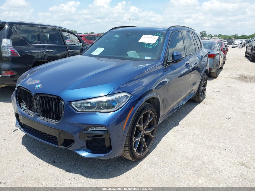 2021 BMW X5 VIN 5UXCR4C01M9H63301 IAAI salvage auction — FRONT END, Salvage Title, sold $18,100 on 2026-07-31 (photo 2)