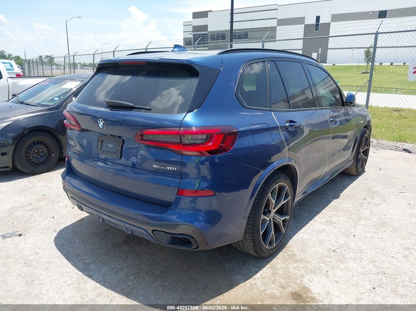 2021 BMW X5 VIN 5UXCR4C01M9H63301 IAAI salvage auction — FRONT END, Salvage Title, sold $18,100 on 2026-07-31 (photo 4)