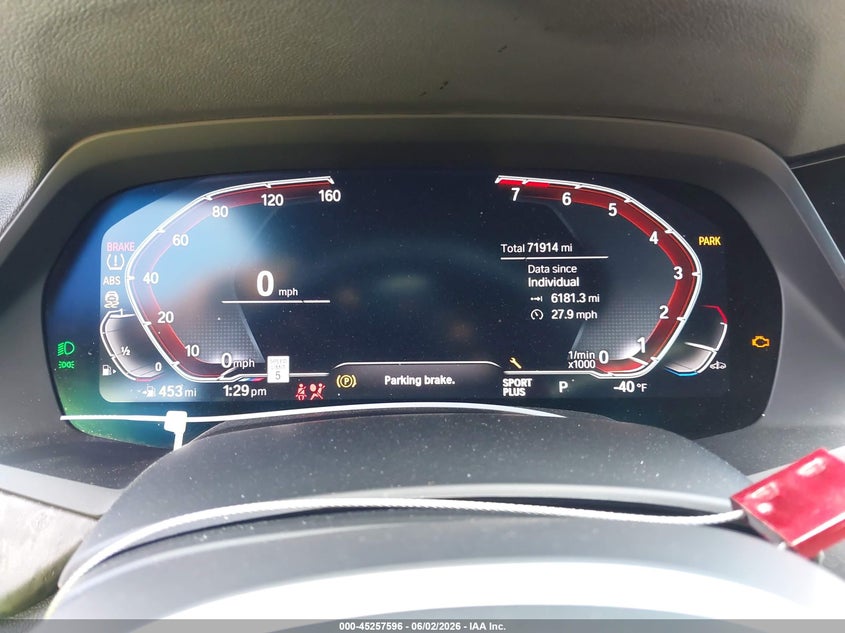 2021 BMW X5 VIN 5UXCR4C01M9H63301 IAAI salvage auction — FRONT END, Salvage Title, sold $18,100 on 2026-07-31 (photo 7)