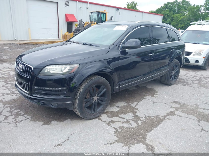 2013 Audi Q7 VIN WA1LMAFE7DD014951 IAAI salvage auction — NORMAL WEAR, Clear (Indiana), sold $725 on 2026-07-29 (photo 2)