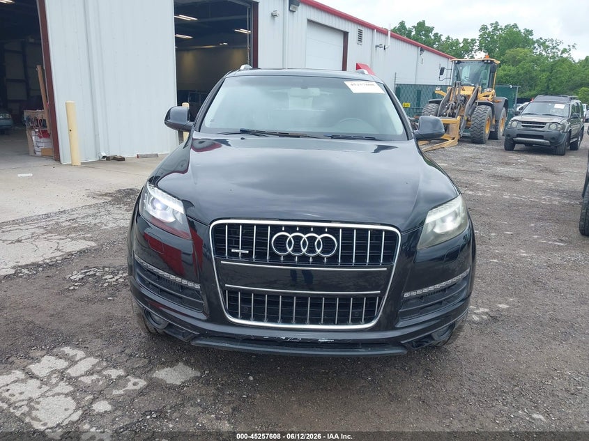 2013 Audi Q7 VIN WA1LMAFE7DD014951 IAAI salvage auction — NORMAL WEAR, Clear (Indiana), sold $725 on 2026-07-29 (photo 6)