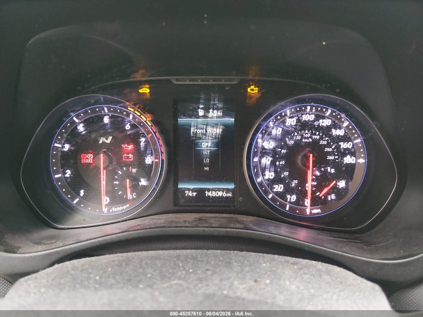 2019 Hyundai Veloster VIN KMHT36AH7KU001536 IAAI salvage auction — REAR END, Salvage Title, sold $25 on 2026-07-30 (photo 7)