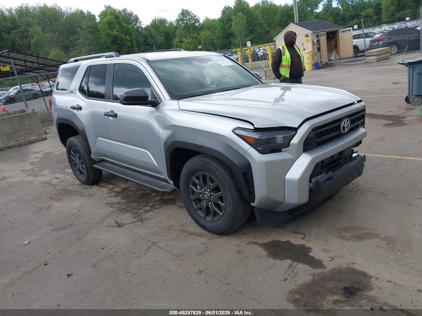 2026 Toyota 4runner VIN JTEVA5BR8T5098550 IAAI salvage auction — LEFT FRONT, Salvage (Connecticut), sold $25,950 on 2026-07-16 (photo 1)