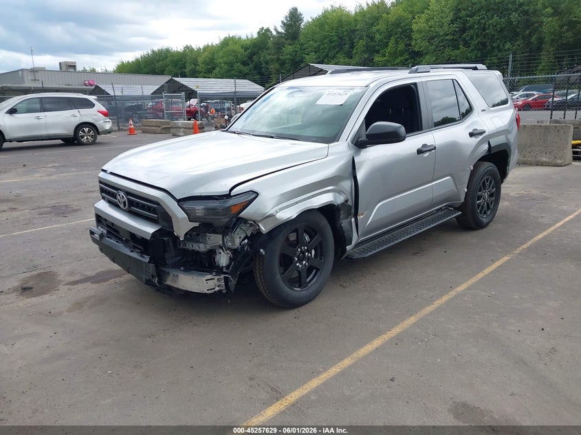 2026 Toyota 4runner VIN JTEVA5BR8T5098550 IAAI salvage auction — LEFT FRONT, Salvage (Connecticut), sold $25,950 on 2026-07-16 (photo 2)