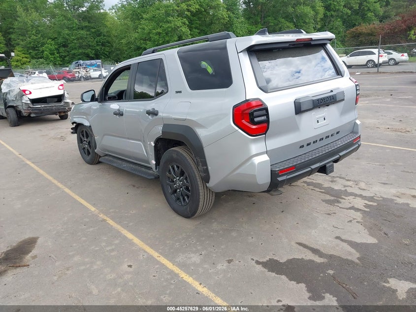 2026 Toyota 4runner VIN JTEVA5BR8T5098550 IAAI salvage auction — LEFT FRONT, Salvage (Connecticut), sold $25,950 on 2026-07-16 (photo 3)