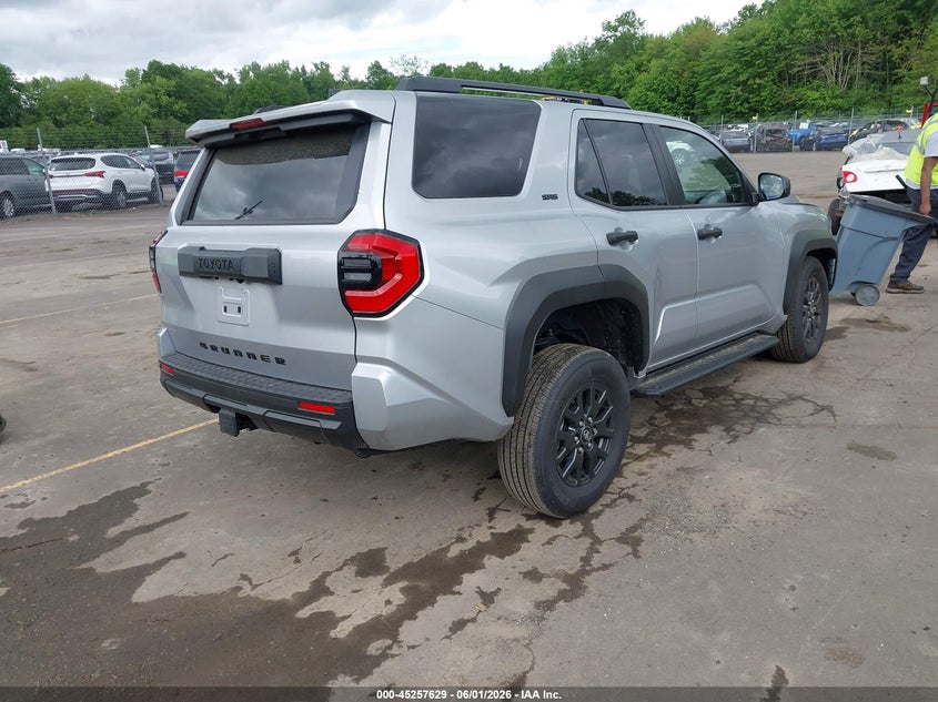 2026 Toyota 4runner VIN JTEVA5BR8T5098550 IAAI salvage auction — LEFT FRONT, Salvage (Connecticut), sold $25,950 on 2026-07-16 (photo 4)
