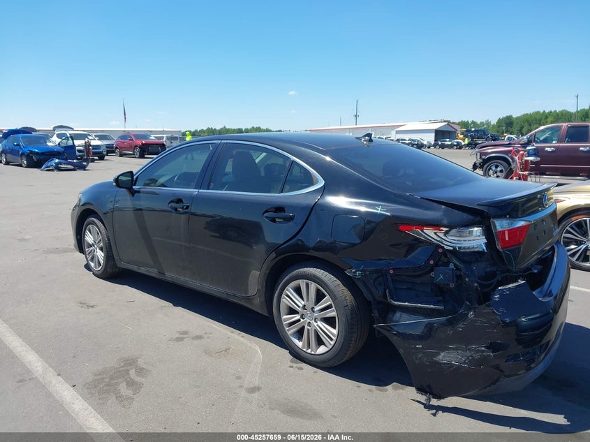 2014 Lexus Es 350 VIN JTHBK1GG0E2126333 IAAI salvage auction — LEFT REAR, Salvage (Idaho), sold $4,100 on 2026-07-29 (photo 3)