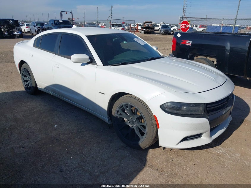 2016 Dodge Charger VIN 2C3CDXCT3GH227239 IAAI salvage auction — WATER/FLOOD, Salvage Title, sold $525 on 2026-07-28 (photo 1)