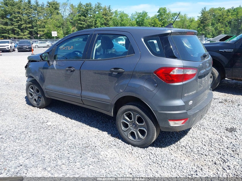 2020 Ford Ecosport VIN MAJ6S3FL7LC382513 IAAI salvage auction — FRONT END, Salvage Title, sold $1,350 on 2026-07-14 (photo 3)