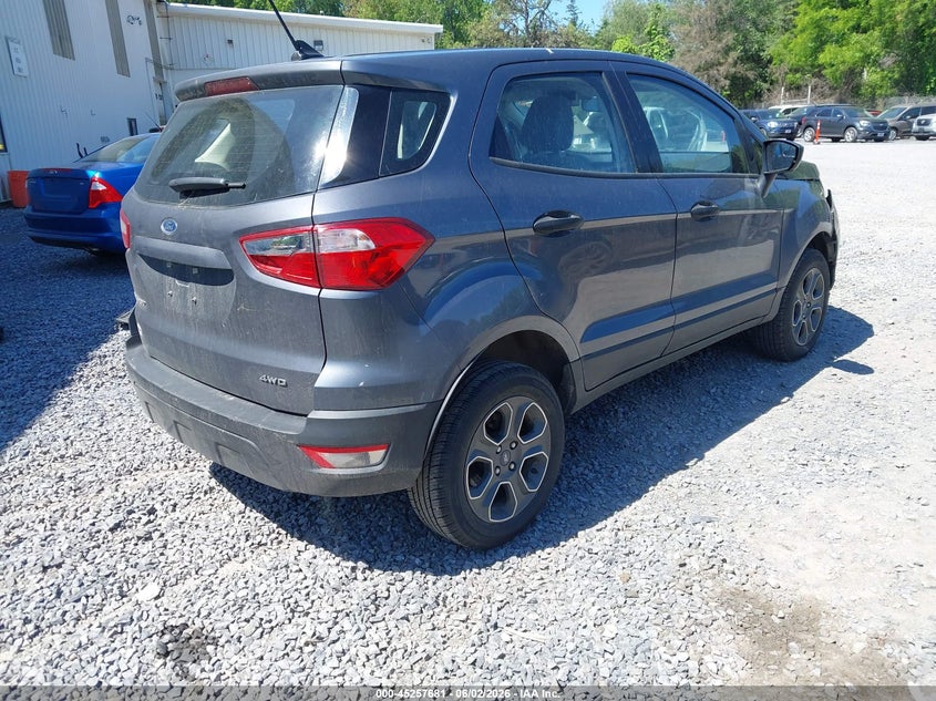 2020 Ford Ecosport VIN MAJ6S3FL7LC382513 IAAI salvage auction — FRONT END, Salvage Title, sold $1,350 on 2026-07-14 (photo 4)