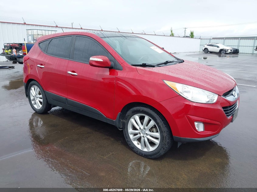 2011 Hyundai Tucson VIN KM8JUCAC7BU203963 IAAI salvage auction — LEFT REAR, Salvage (Oregon), sold $1,200 on 2026-07-07 (photo 1)