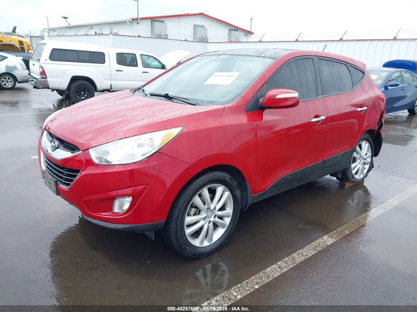 2011 Hyundai Tucson VIN KM8JUCAC7BU203963 IAAI salvage auction — LEFT REAR, Salvage (Oregon), sold $1,200 on 2026-07-07 (photo 2)