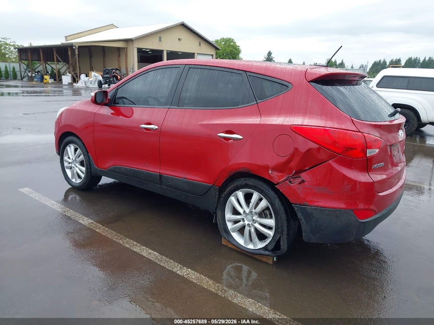 2011 Hyundai Tucson VIN KM8JUCAC7BU203963 IAAI salvage auction — LEFT REAR, Salvage (Oregon), sold $1,200 on 2026-07-07 (photo 3)