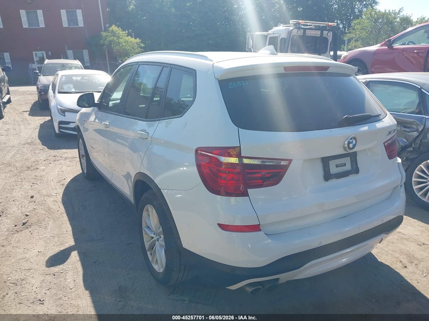 2016 BMW X3 VIN 5UXWX9C55G0D94981 IAAI salvage auction — RIGHT FRONT, Salvage (Massachusetts), sold $2,150 on 2026-07-07 (photo 3)