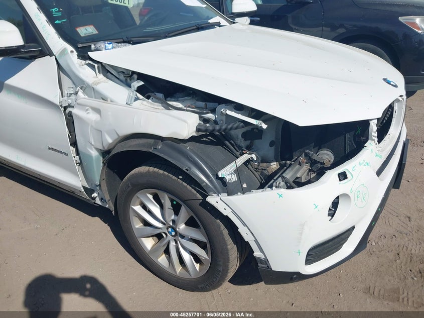2016 BMW X3 VIN 5UXWX9C55G0D94981 IAAI salvage auction — RIGHT FRONT, Salvage (Massachusetts), sold $2,150 on 2026-07-07 (photo 6)