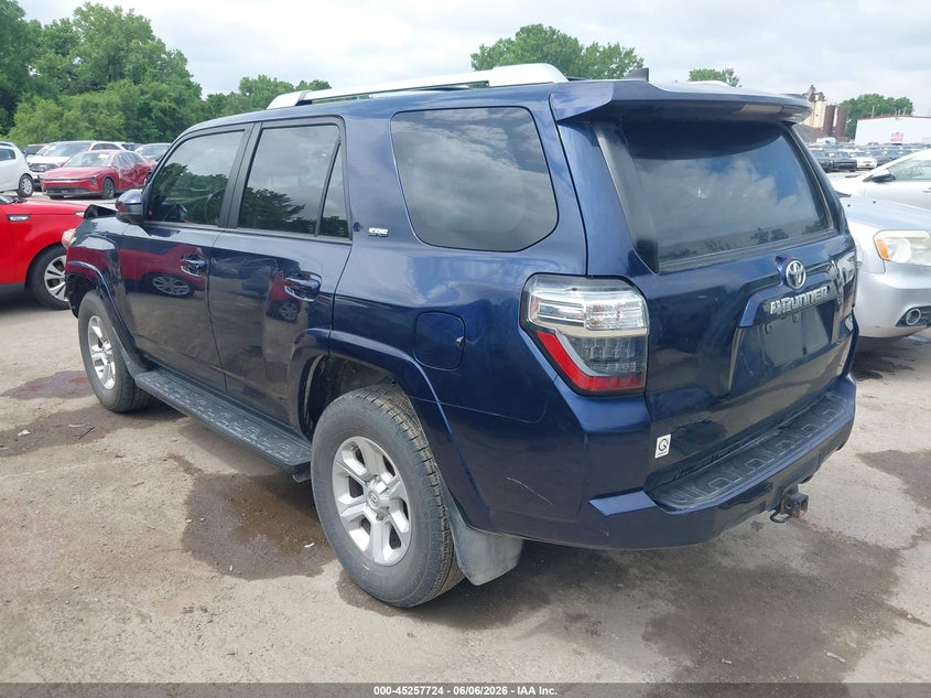 2018 Toyota 4runner VIN JTEBU5JRXJ5602945 IAAI salvage auction — FRONT END, Salvage Title, sold $7,125 on 2026-07-29 (photo 3)