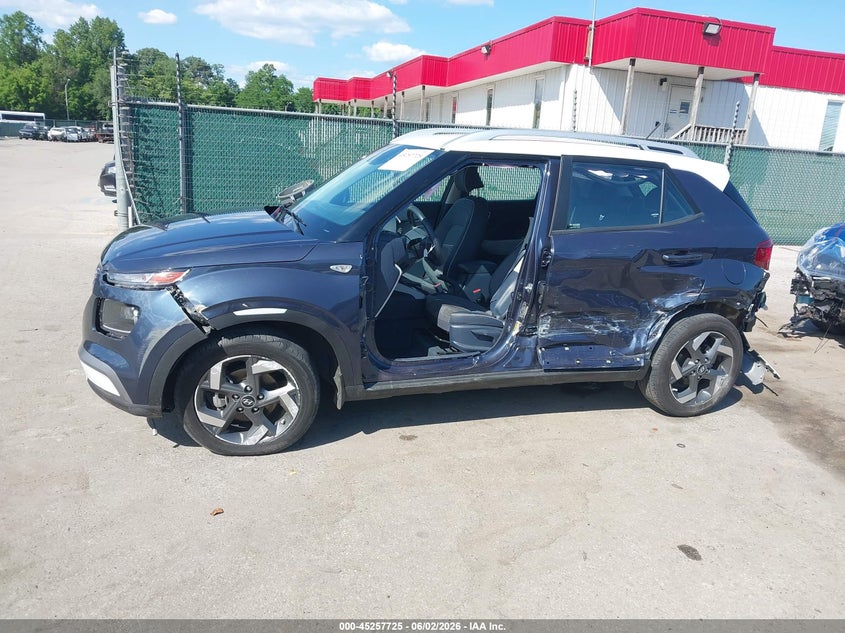2023 Hyundai Venue VIN KMHRC8A32PU277351 IAAI salvage auction — LEFT SIDE, Salvage Title, sold $3,050 on 2026-07-30 (photo 6)