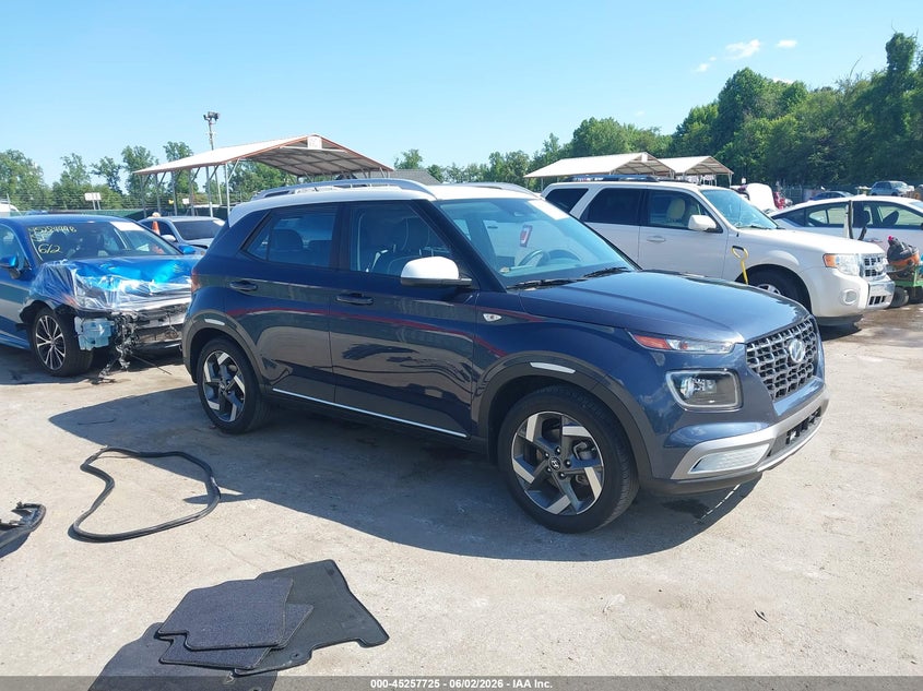 2023 Hyundai Venue VIN KMHRC8A32PU277351 IAAI salvage auction — LEFT SIDE, Salvage Title, sold $3,050 on 2026-07-30 (photo 1)