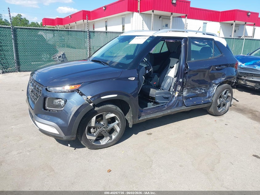 2023 Hyundai Venue VIN KMHRC8A32PU277351 IAAI salvage auction — LEFT SIDE, Salvage Title, sold $3,050 on 2026-07-30 (photo 2)