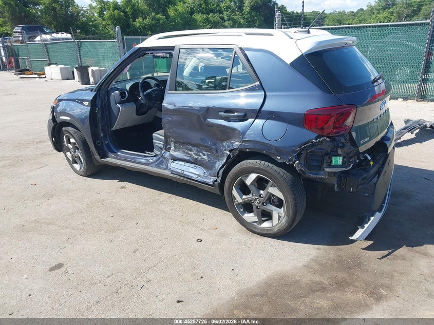 2023 Hyundai Venue VIN KMHRC8A32PU277351 IAAI salvage auction — LEFT SIDE, Salvage Title, sold $3,050 on 2026-07-30 (photo 3)