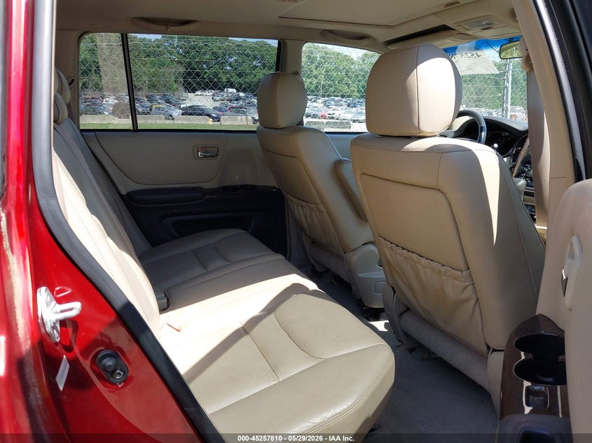2001 Toyota Highlander VIN JTEGF21A510022489 IAAI salvage auction — FRONT END, Salvage (North Carolina), sold $1,050 on 2026-07-09 (photo 8)