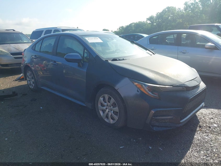 2020 Toyota Corolla VIN JTDEPRAEXLJ052377 IAAI salvage auction — NORMAL WEAR, Clear (Missouri), sold $2,550 on 2026-07-15 (photo 1)