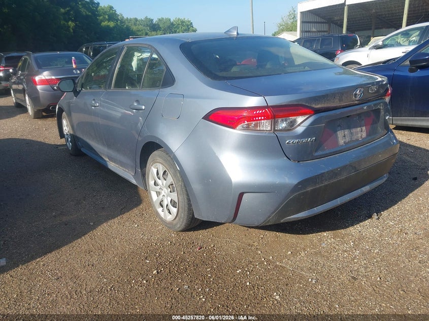 2020 Toyota Corolla VIN JTDEPRAEXLJ052377 IAAI salvage auction — NORMAL WEAR, Clear (Missouri), sold $2,550 on 2026-07-15 (photo 3)