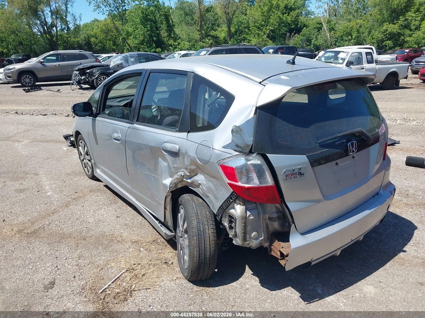 2013 Honda Fit VIN JHMGE8H5XDC029815 IAAI salvage auction — REAR END, Salvage Title, sold $700 on 2026-07-07 (photo 3)