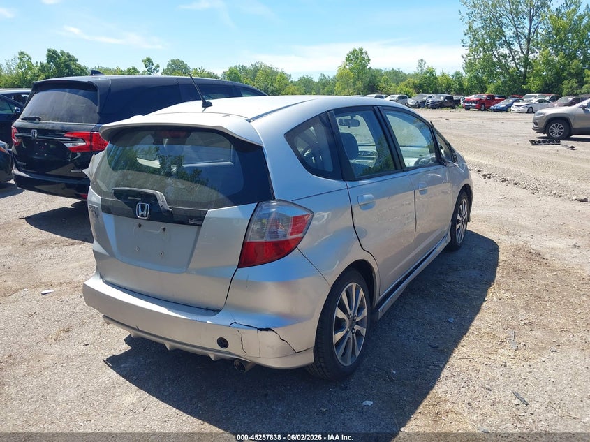 2013 Honda Fit VIN JHMGE8H5XDC029815 IAAI salvage auction — REAR END, Salvage Title, sold $700 on 2026-07-07 (photo 4)